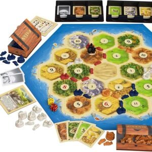 Devir – Catan, Juego de Mesa, 3-4 jugadores, Juego de Mesa Familiar, Juego de Mesa para jugar con Amigos